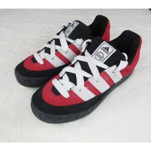 Adidas Adimatic Power Red Crystal Suede Men's Sz 10.5 Shoes
